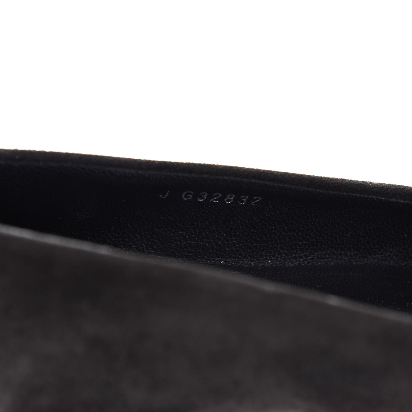 Suede Lambskin Quilted Pearl CC Cap Toe Ballerina Flats 36.5 Black