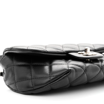 Chanel Calfskin Quilted CC Uniform Flap Belt Bag Black 10 of 11