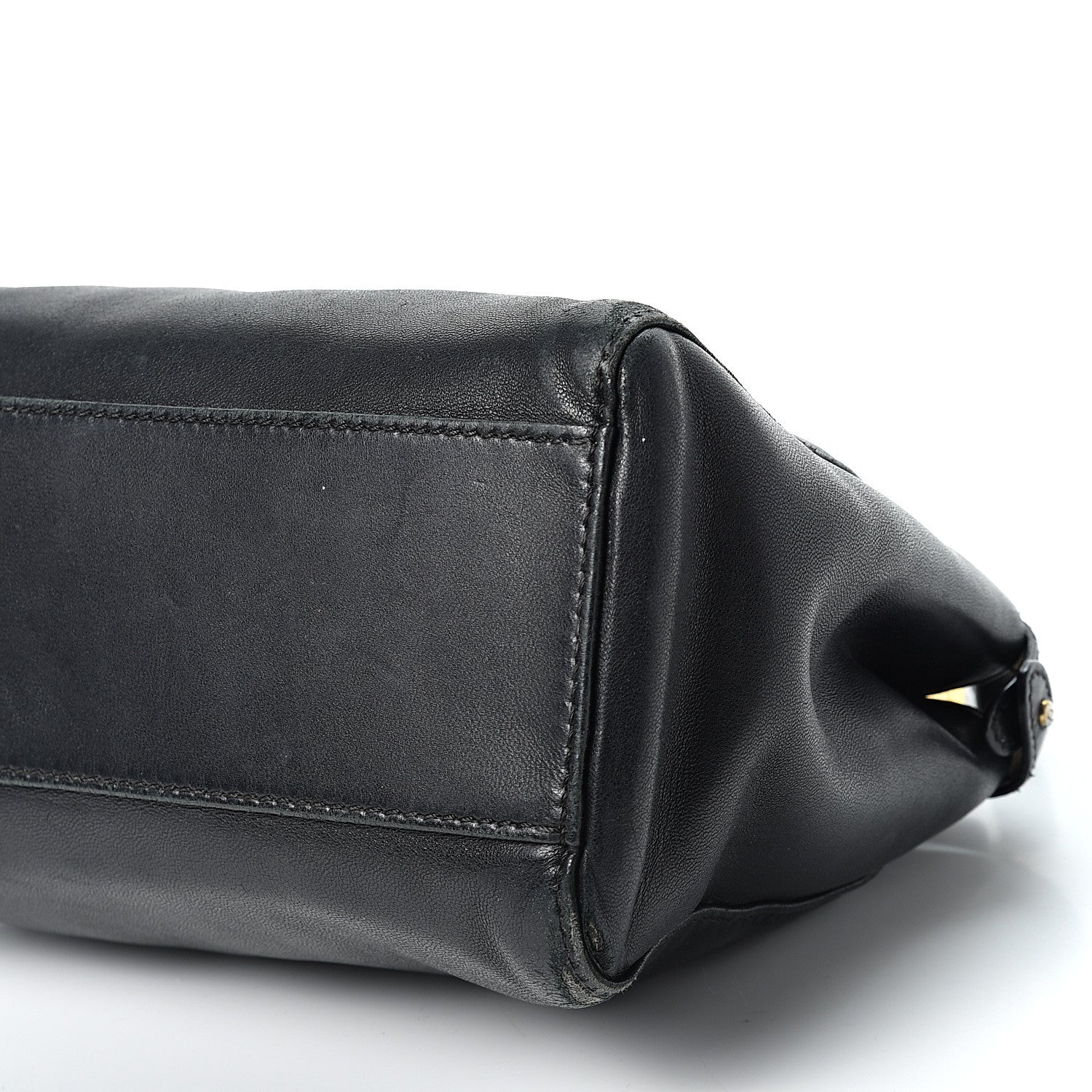 Fendi Nappa Mini Peekaboo Iconic Satchel Black 13 of 16
