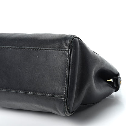 Fendi Nappa Mini Peekaboo Iconic Satchel Black 13 of 16