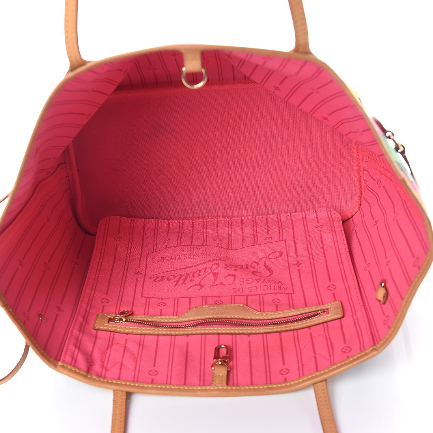 Louis Vuitton Monogram Roses Neverfull MM 5 of 11