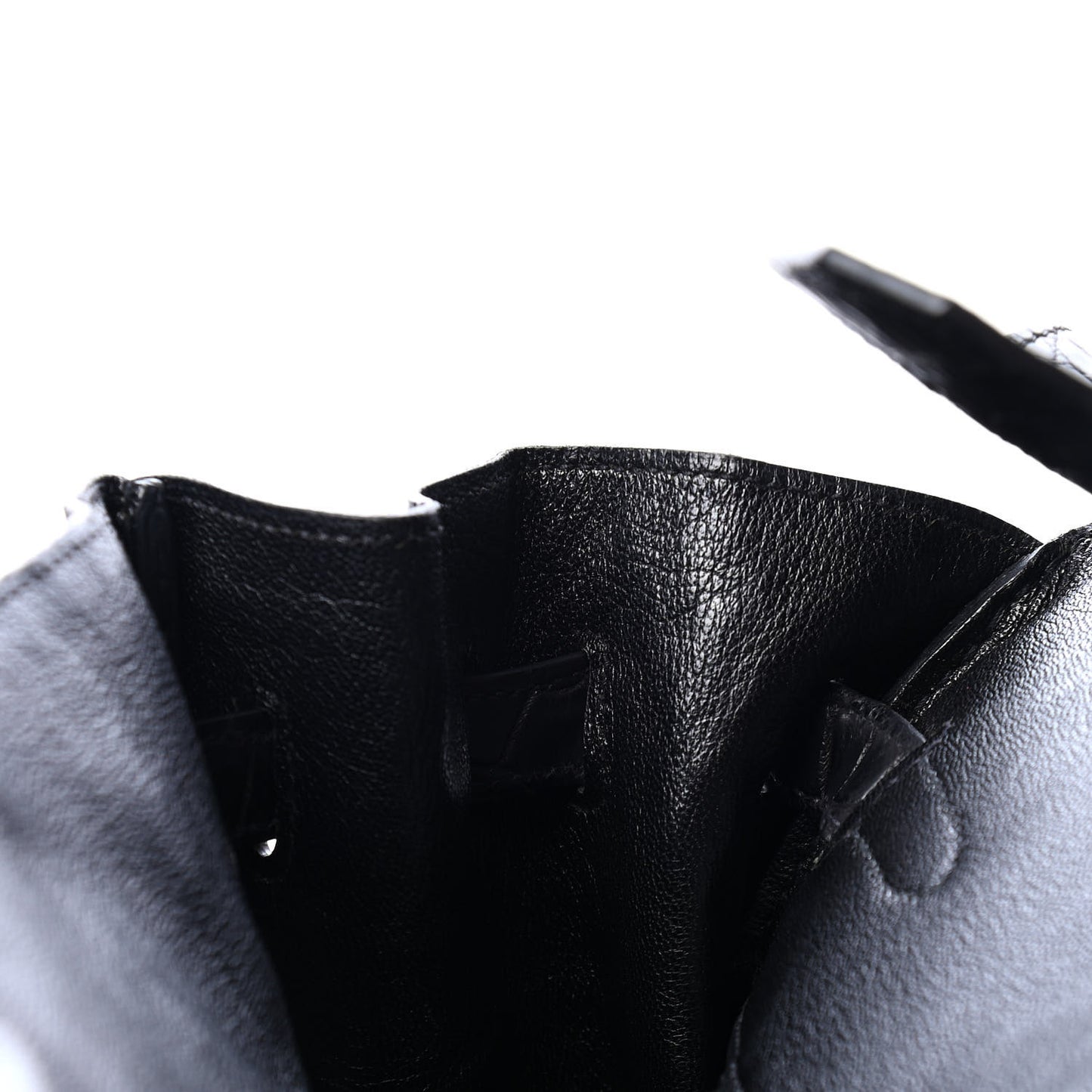 Matte Porosus Crocodile Birkin 35 Black