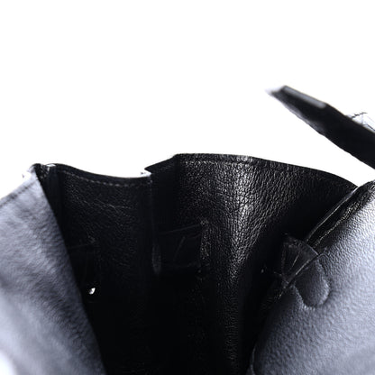 Hermes Matte Porosus Crocodile Birkin 35 Black 14 of 31