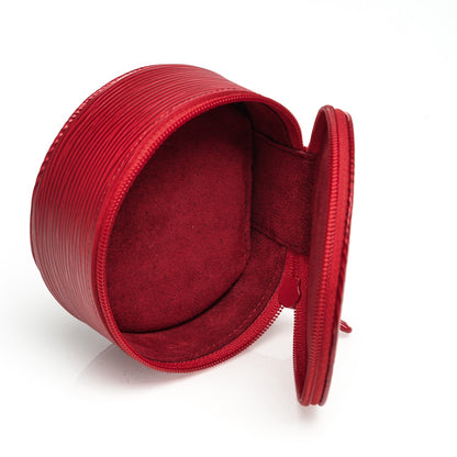 Louis Vuitton Epi Ecrin Bijoux 10cm Jewelry Box Rouge 6 of 8
