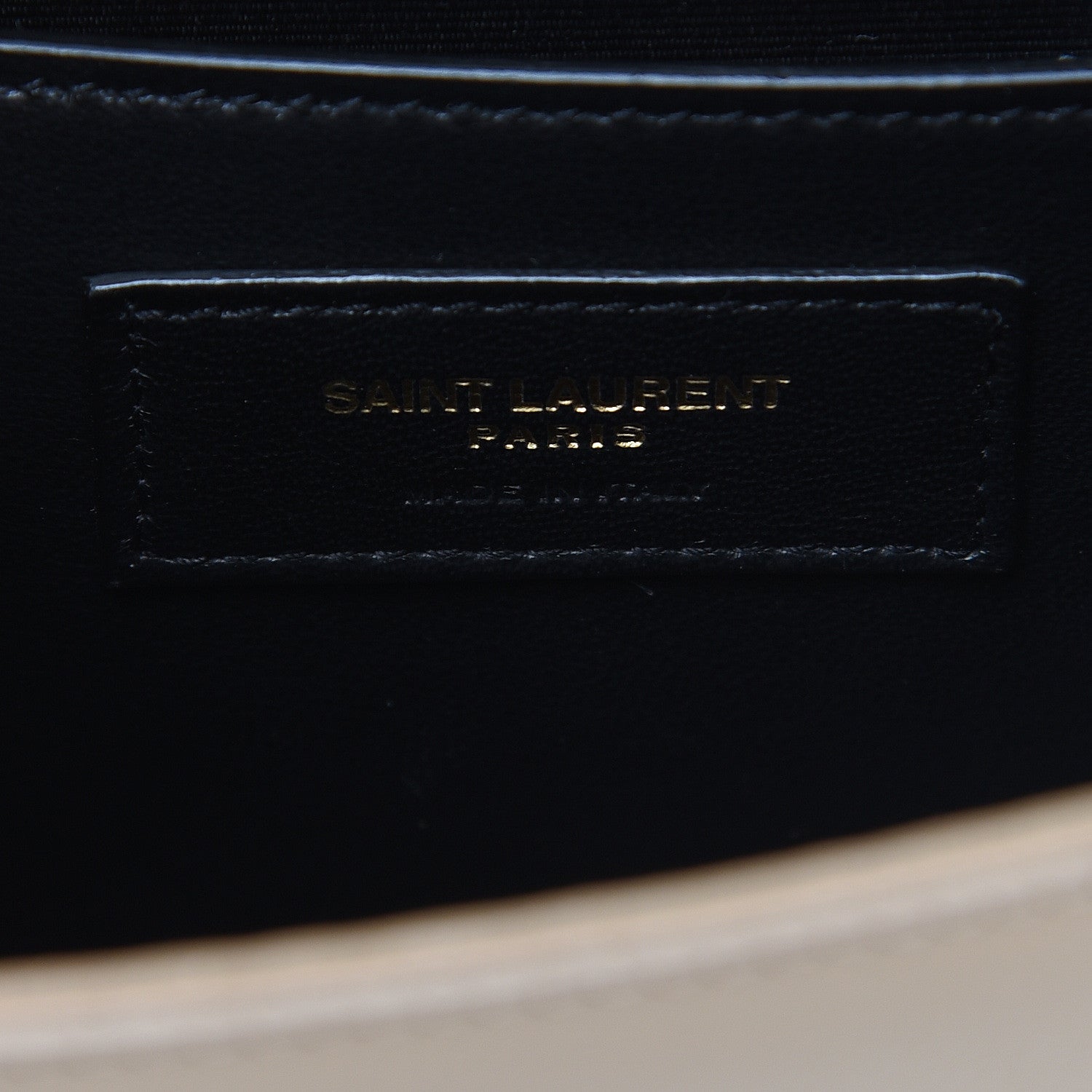 Saint Laurent Grain De Poudre Small Monogram Kate Satchel Dark Beige 7 of 9