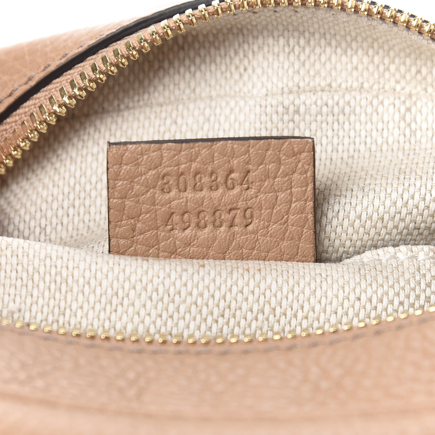 Gucci Pebbled Calfskin Small Soho Disco Bag Rose Beige 7 of 10