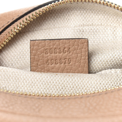 Gucci Pebbled Calfskin Small Soho Disco Bag Rose Beige 7 of 10