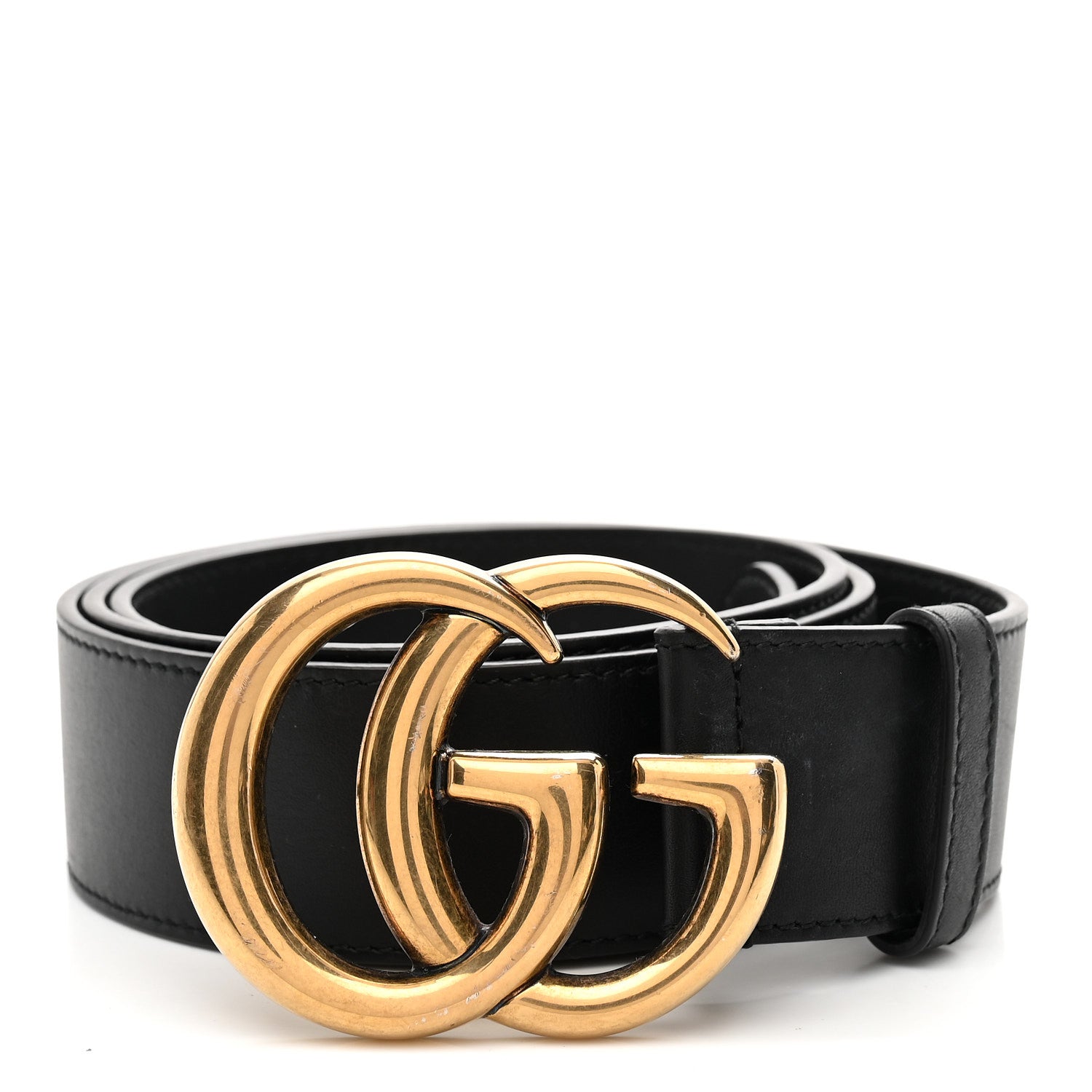Gucci Calfskin Double G 40mm Belt 100 40 Black 1 of 5