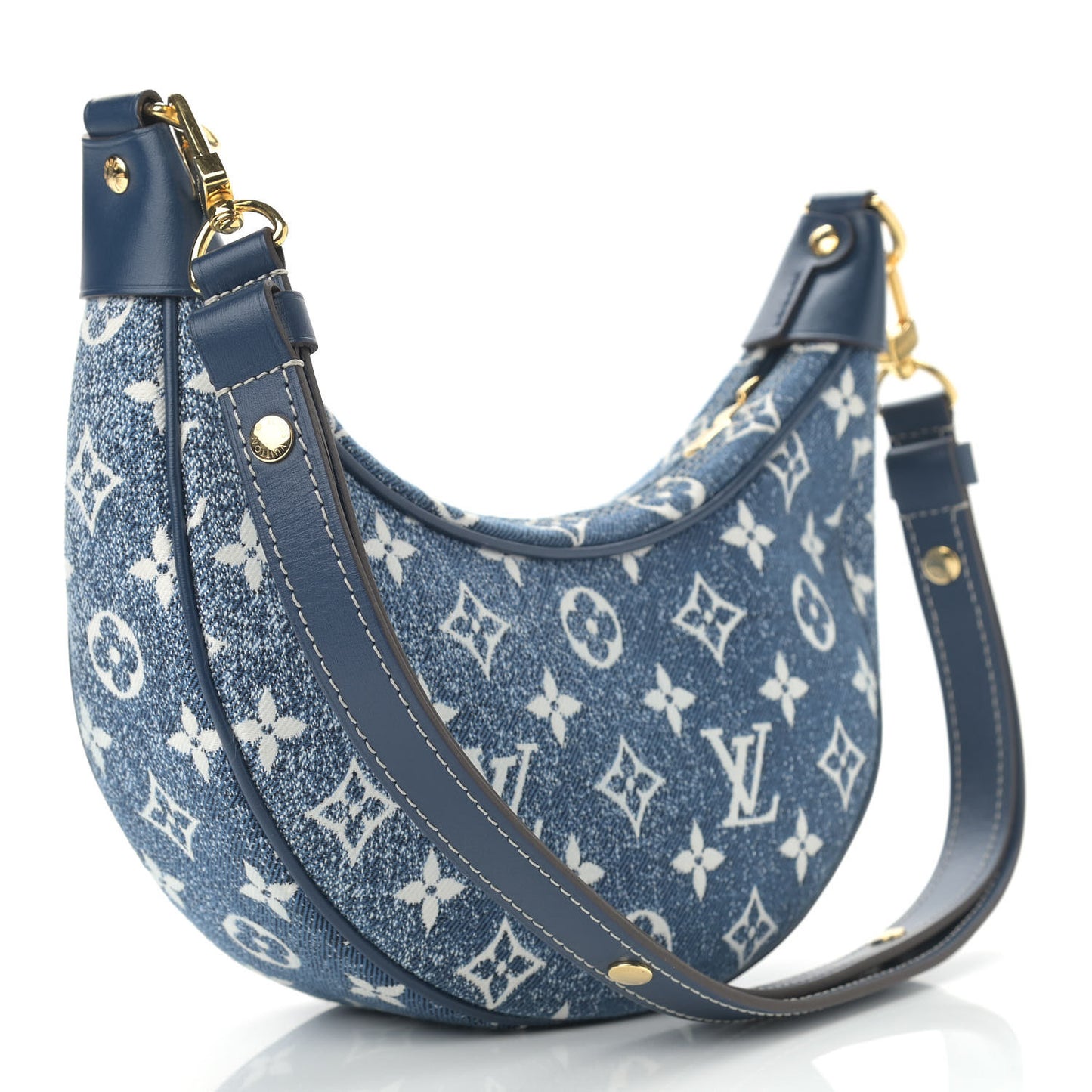 Monogram Jacquard Denim Loop Bleu