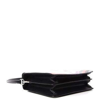 Prada Saffiano Lipstick Print Shoulder Bag Black Multicolor 4 of 9