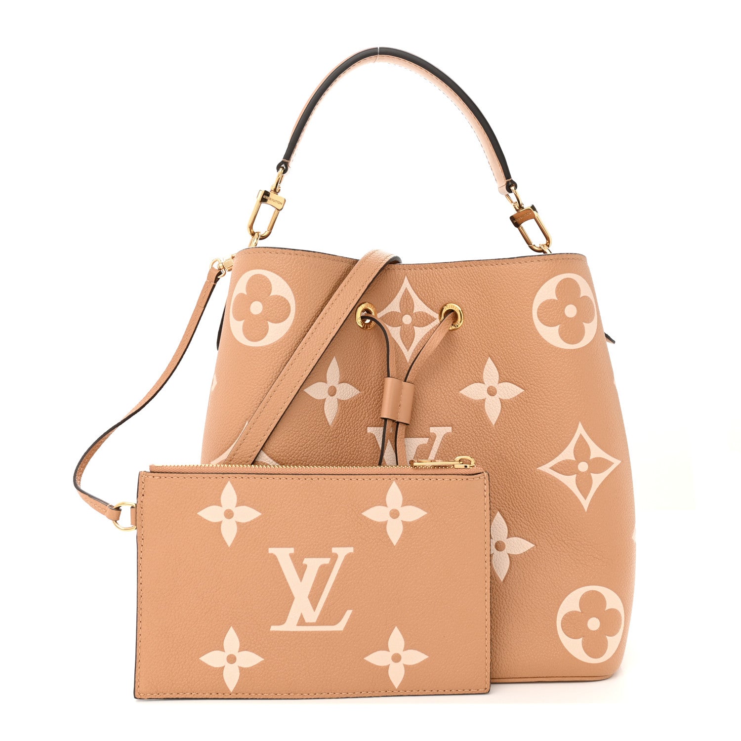 Louis Vuitton Empreinte Monogram Giant Neonoe MM Arizona Beige 1 of 13