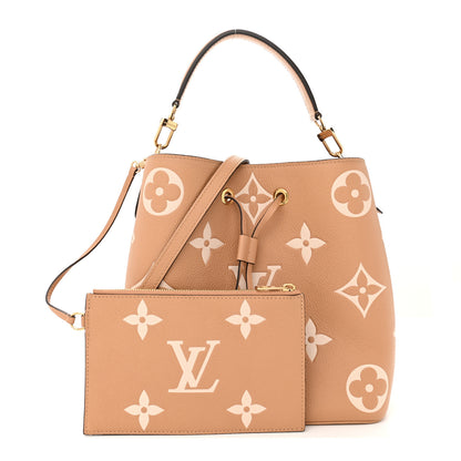 Louis Vuitton Empreinte Monogram Giant Neonoe MM Arizona Beige 1 of 13
