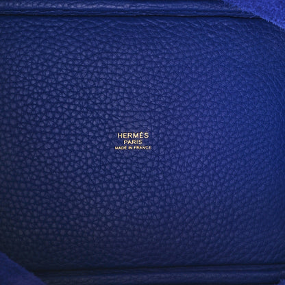 Hermes Taurillon Clemence Picotin Lock 18 PM Bleu Electrique 6 of 10