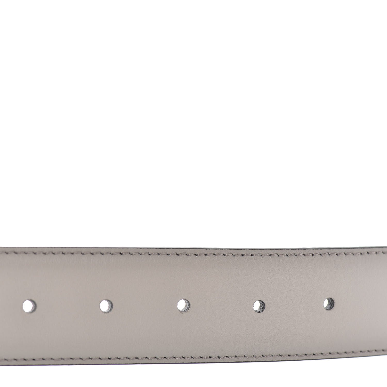 Gucci Moon Calfskin Interlocking G 37mm Belt 85 34 Storm Grey 5 of 6