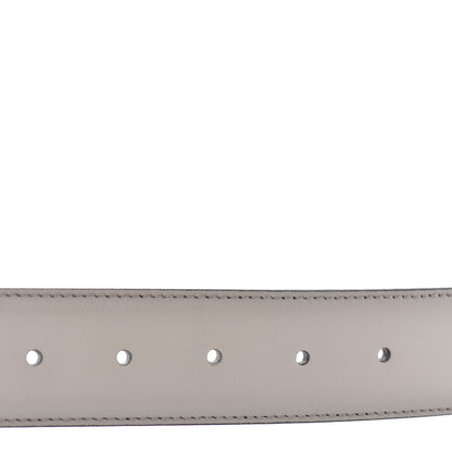 Gucci Moon Calfskin Interlocking G 37mm Belt 85 34 Storm Grey 5 of 6
