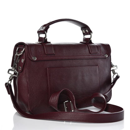 Proenza Schouler Lambskin Tiny PS1 Satchel Oxblood 3 of 10