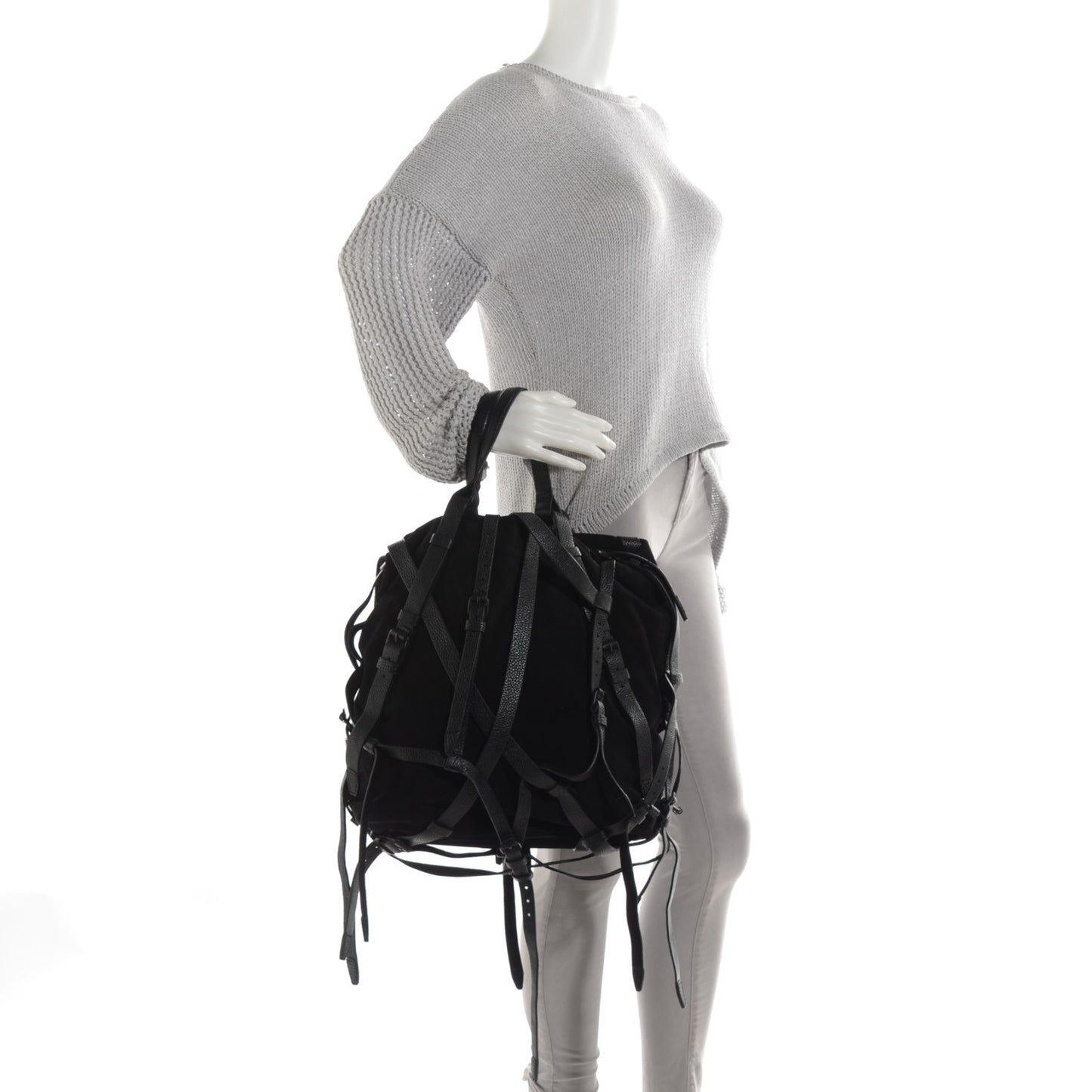 Suede Kirsten Satchel Black