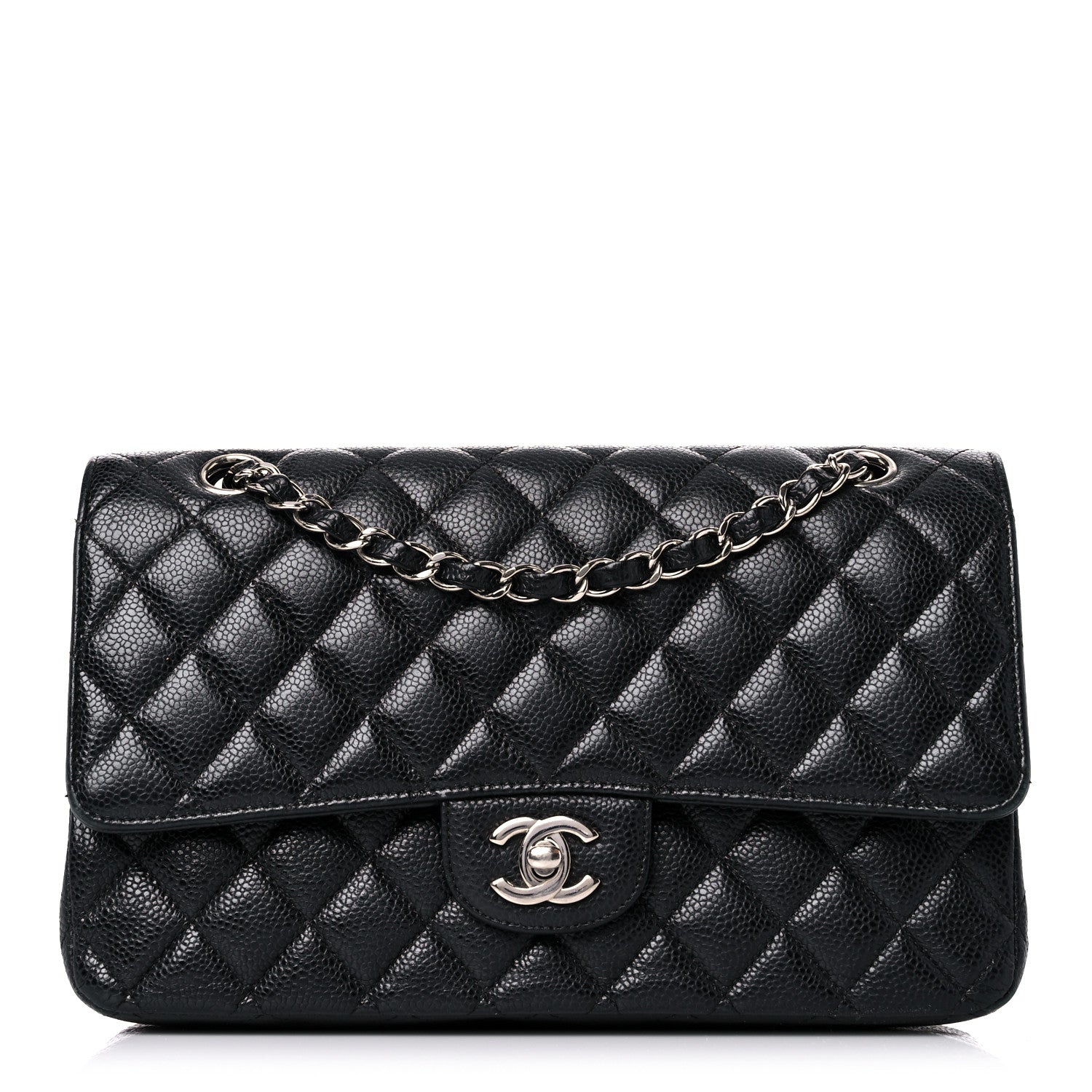 Chanel Caviar Quilted Medium Double Flap Black 1 of 22