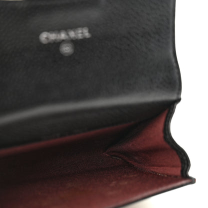 Chanel Caviar Quilted Flap Card Holder Wallet Black 5 of 9