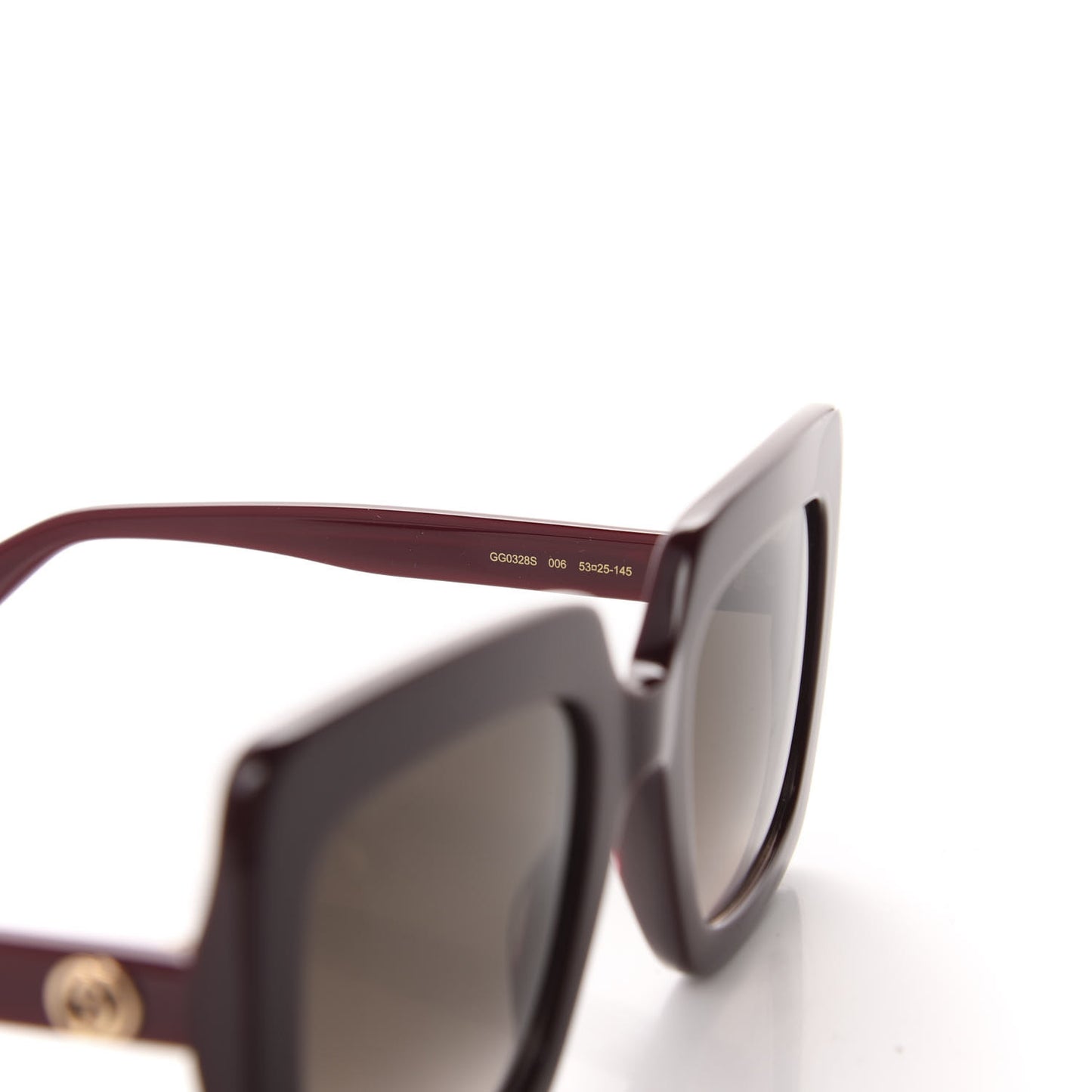 Acetate Oversize Sunglasses GG0328S Red