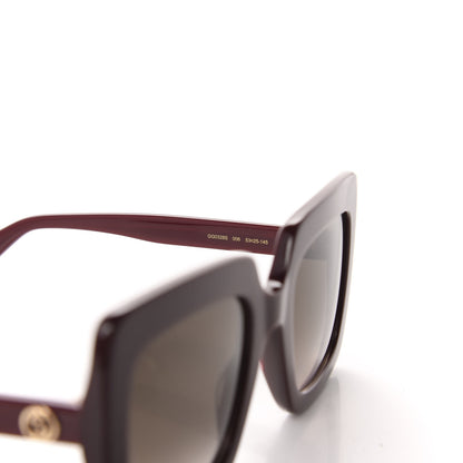 Gucci Acetate Oversize Sunglasses GG0328S Red 6 of 8