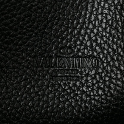 Valentino Garavani Pebbled Calfskin Medium Rockstud Flip Lock Crossbody Bag Black 6 of 10