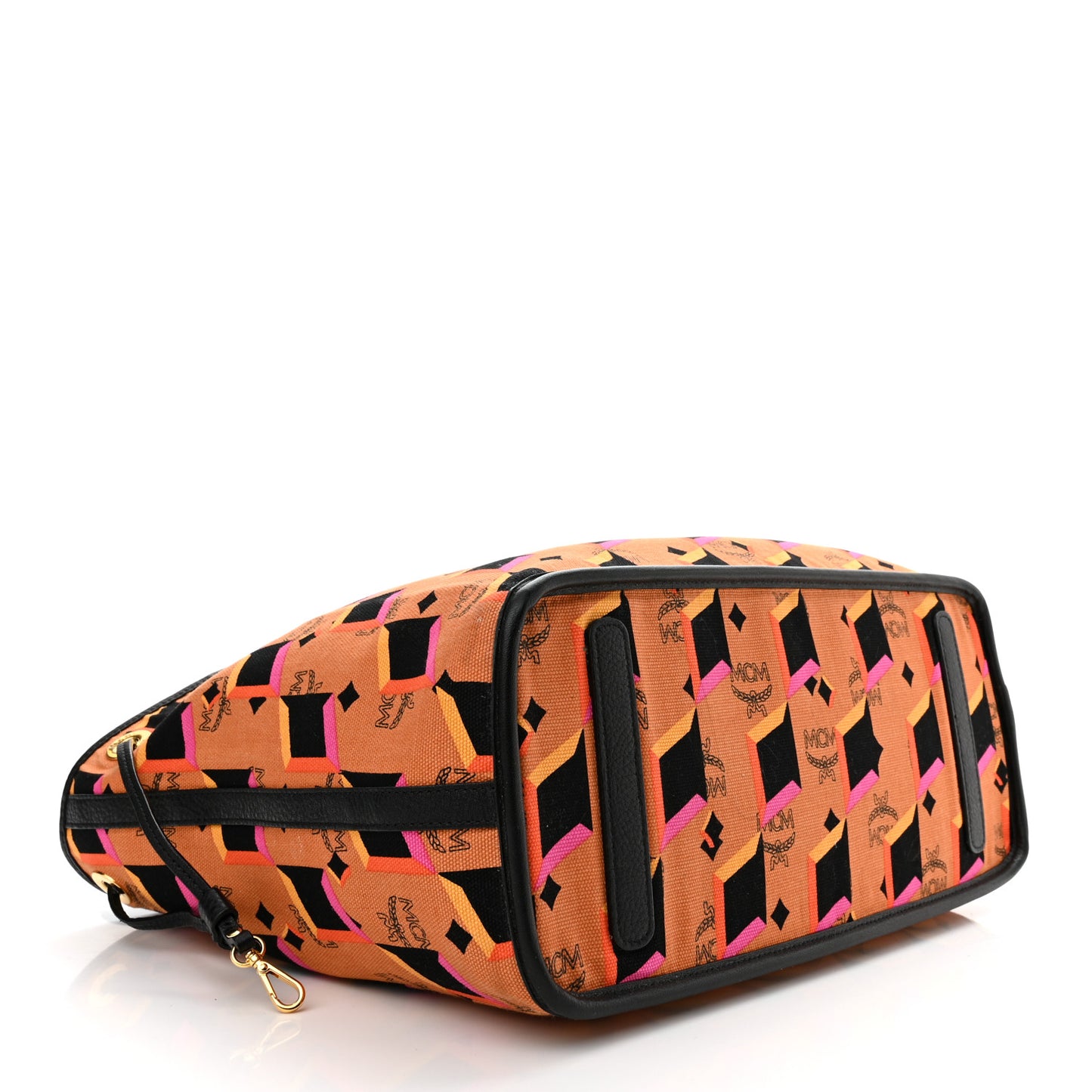 Visetos Medium Project Reversible Shopper Tote Cognac