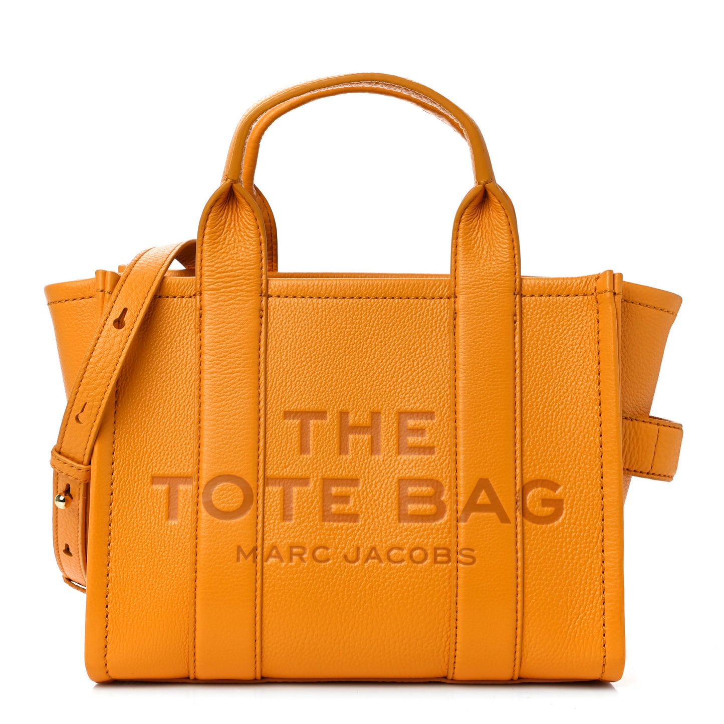 Grained Calfskin Small The Tote Bag Artisan Gold