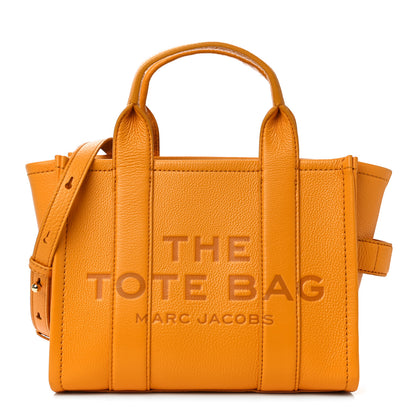Marc Jacobs Grained Calfskin Small The Tote Bag Artisan Gold 1 of 11