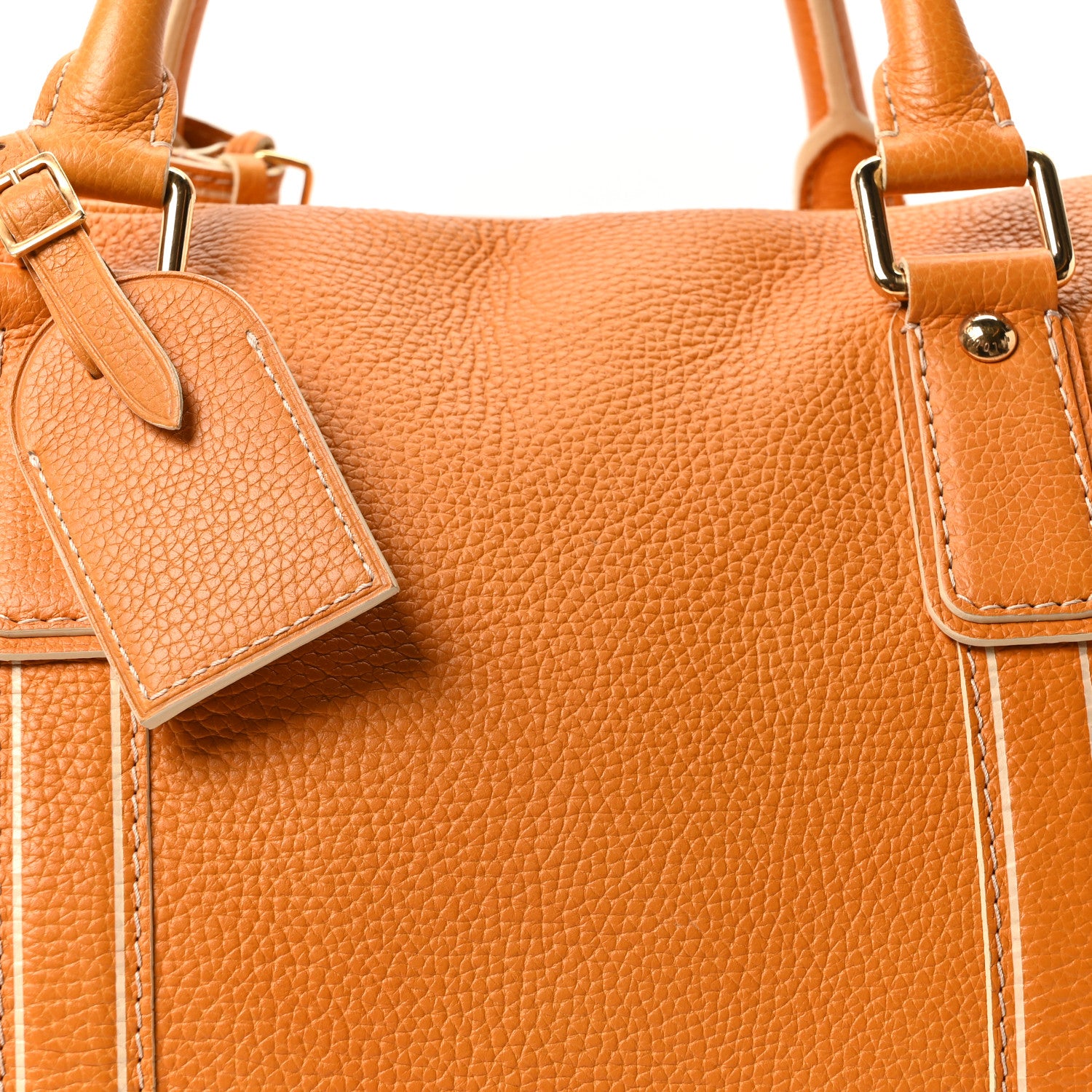 Louis Vuitton Tobago Calfskin Carryall Yellow 7 of 9