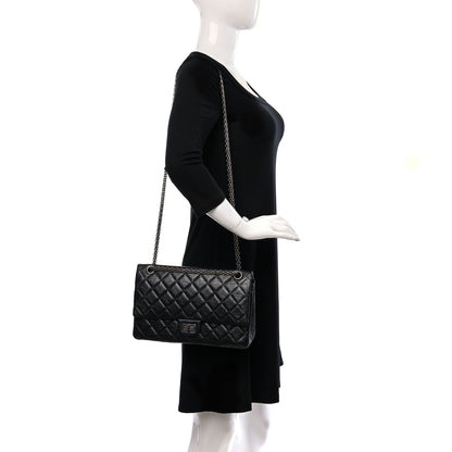 Chanel Aged Calfskin Quilted 2.55 Reissue 226 Flap Black 2 of 9