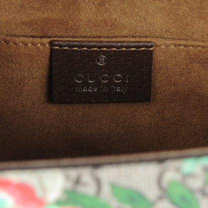 Gucci GG Supreme Monogram Tian Small Padlock Shoulder Bag Beige Multicolor New Acero 6 of 7
