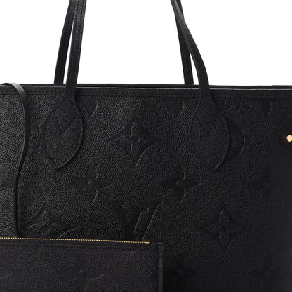 Louis Vuitton Empreinte Monogram Giant Neverfull MM Black 7 of 9