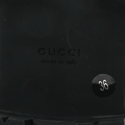 Gucci Cordovan Lux Nappa GG Matelasse Lace Up 60mm Combat Boots 36 Dark Hazel Brown 8 of 13