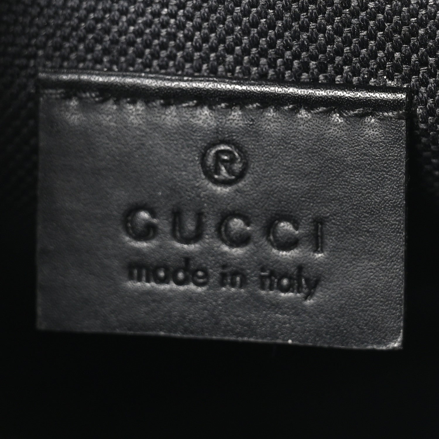 Gucci GG Supreme Monogram Appia Calfskin Web Small Camera Messenger Bag Black Grey 6 of 12
