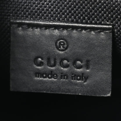 Gucci GG Supreme Monogram Appia Calfskin Web Small Camera Messenger Bag Black Grey 6 of 12
