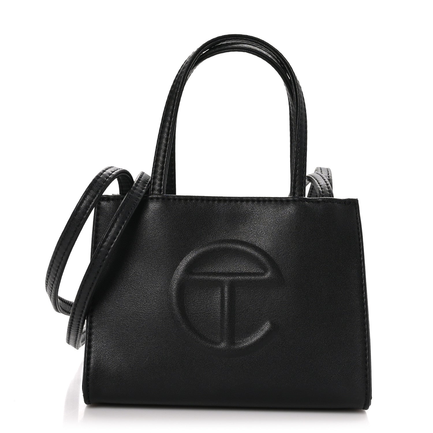 Telfar Vegan Leather Small Shopping Bag Black 1 of 9