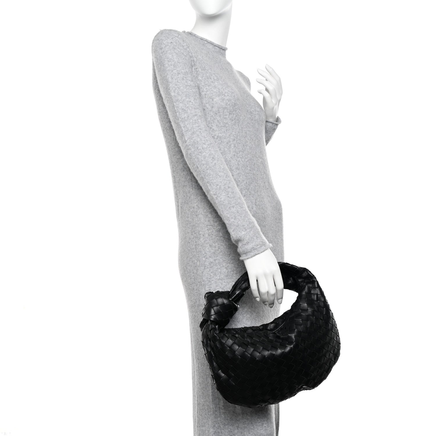 Bottega Veneta Nappa Intrecciato Teen Jodie Hobo Black 2 of 10