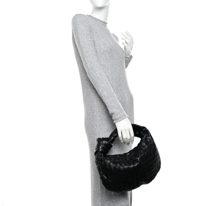 Bottega Veneta Nappa Intrecciato Teen Jodie Hobo Black 2 of 10