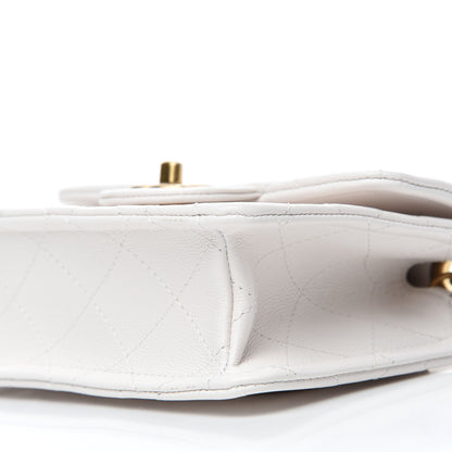 Chanel Caviar Quilted Mini Sweet Classic Flap White 7 of 11