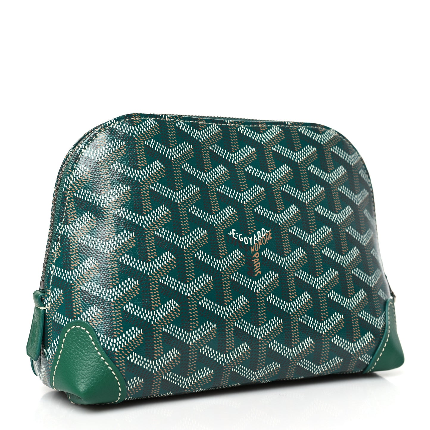 Goyardine Vendome Toiletry Pouch Green