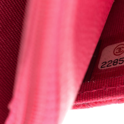 Chanel Caviar Quilted 2.55 Reissue Wallet On Chain WOC Dark Pink 8 of 13