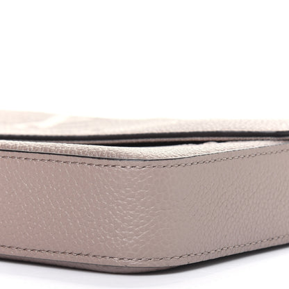 Louis Vuitton Empreinte Monogram Giant Felicie Pochette Tourterelle Creme 9 of 11