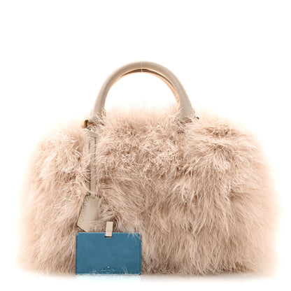 Louis Vuitton Ostrich Feather Speedy 25 Blush Ivory 3 of 10