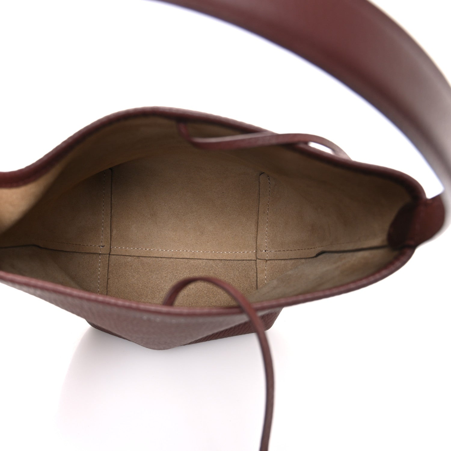 The Row Grained Calfskin Small N/S Park Tote Burnt Wood 5 of 10