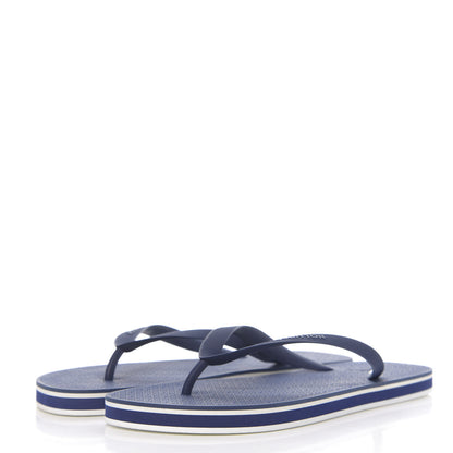 Louis Vuitton Rubber Mens Molitor Thong Sandals 10 Marine 3 of 7
