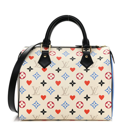 Louis Vuitton Game On Speedy Bandouliere 25 White 1 of 13