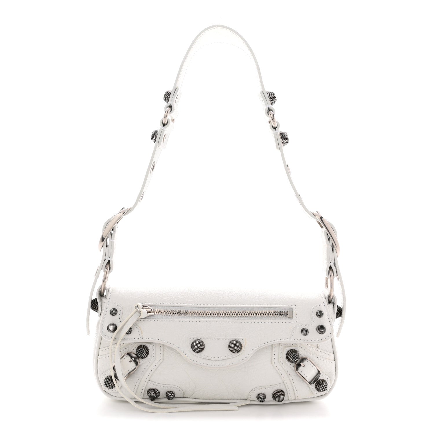Balenciaga Agneau Arena Le Cagole Sling Bag XS Optic White 1 of 11