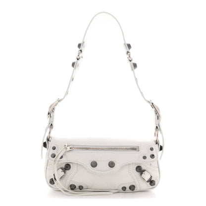 Balenciaga Agneau Arena Le Cagole Sling Bag XS Optic White 1 of 11