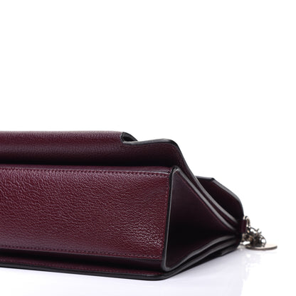 Givenchy Goatskin Medium GV3 Shoulder Bag Aubergine 9 of 9